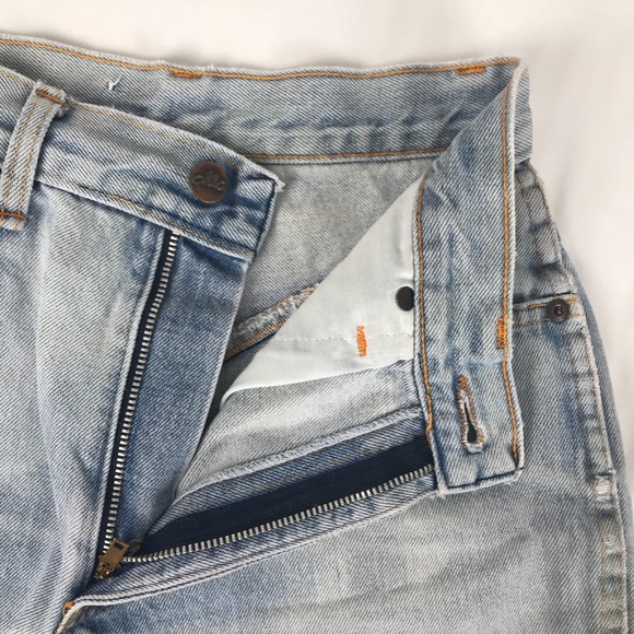 h. i. s. Distressed high rise jean short 22” waist - Picture 6 of 7